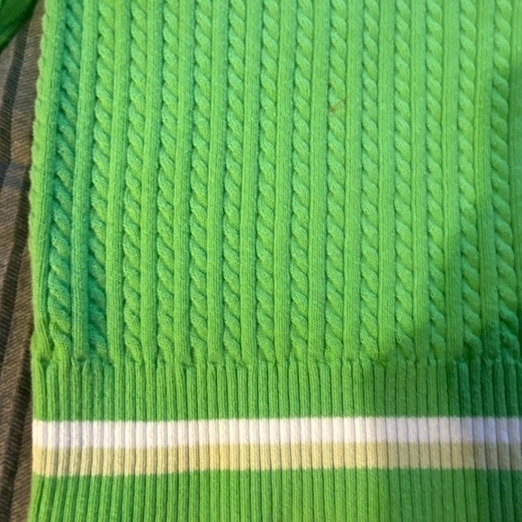 Women’s Vintage cable knit summer sweater 3/4 sleeve by Calvin Klein Large - Picture 3 of 8